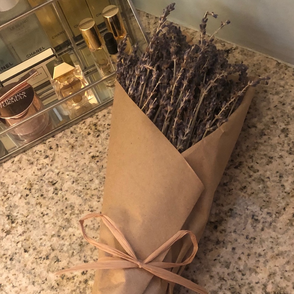 Authentic Dried French Lavender Wrapped Bundle